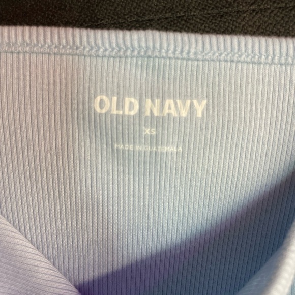 Light Blue Ribbed Tank Top - Picture 3 of 3